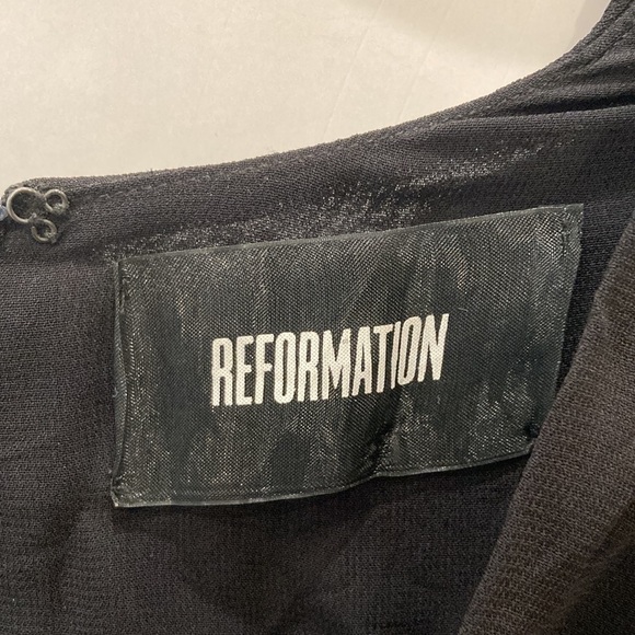 Reformation Black Dress Size 0 - Picture 3 of 10